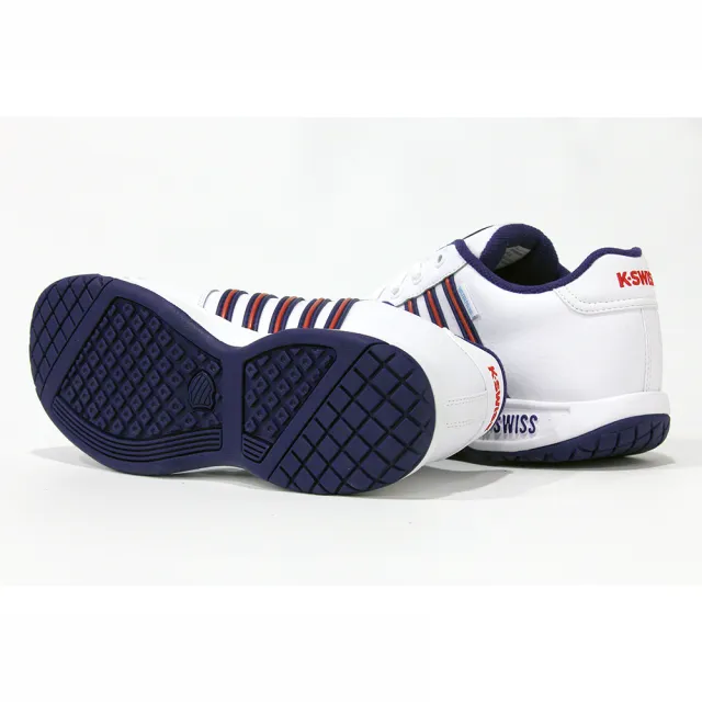 【K-SWISS】防水老爹鞋 Eadall WP-男-白/藍/紅(06781-112)