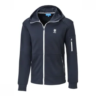 【K-SWISS】連帽運動外套 PF Hoody Jacket-男-黑(107256-008)