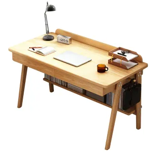 【寶德家居】北歐風書桌83款140CM D00157(電腦桌 工作桌 化妝台 梳妝台 桌子 辦公桌 木桌)