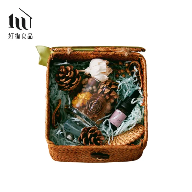 【好物良品】乾燥花精油擴香香氛禮盒(室內香薰擴香組合 辦公桌裝飾品 開運擺件 節日送禮 )
