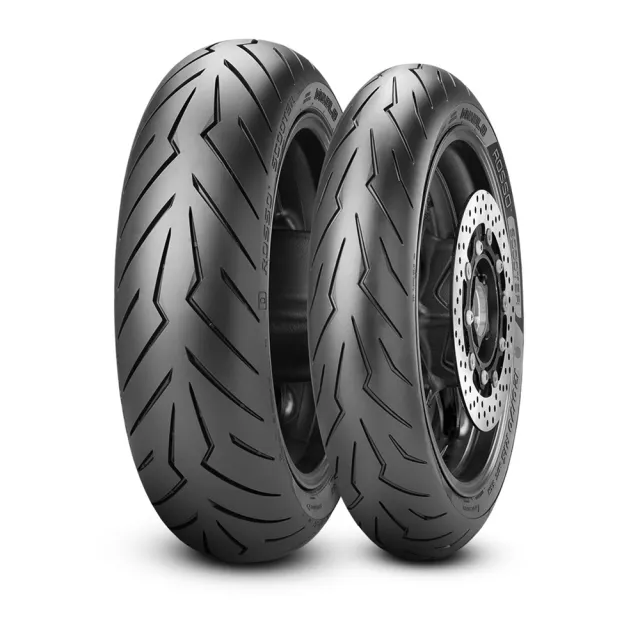 【PIRELLI 倍耐力】DIABLO ROSSO Scooter速克達專用 12吋(120/70-12 58P)