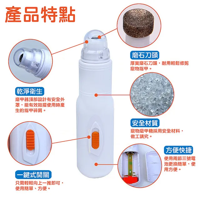 【典贊創意】寵物電動磨甲機(貓狗鳥兔皆適用磨甲磨爪磨喙鸚鵡嘴喙爪子寵物指甲修剪打磨寵物美容用品)