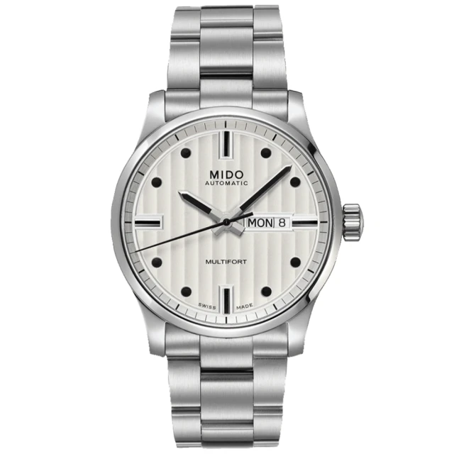 【MIDO 美度】MULTIFORT 先鋒系列 日內瓦波紋 機械腕錶 送禮推薦 禮物(M0054301103180)