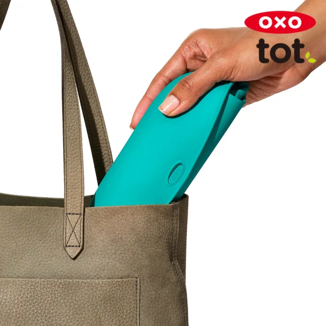 【美國OXO】tot 連袖口袋圍兜(9M+)