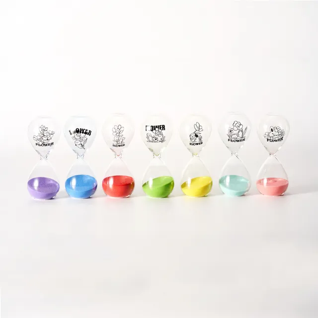 【CarryPlus】BT21花漾10分鐘沙漏計時器–TATA款_紅色(LINE FRIENDS官方授權)