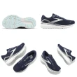 【BROOKS】慢跑鞋 Ghost 15 D 女鞋 寬楦 深藍 白 路跑 魔鬼系列15代 運動鞋(1203801D450)