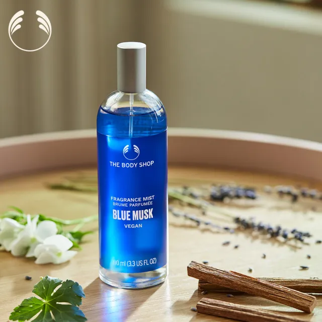 【THE BODY SHOP 美體小舖】湛藍麝香身體芳香菁露-100ML(芳香噴霧/香水)