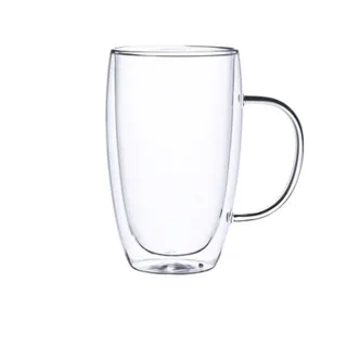 【Life365】雙層玻璃杯 480ml 馬克杯 透明玻璃杯 咖啡杯 茶杯 隔熱杯 耐熱玻璃杯 玻璃馬克杯(RS1377)