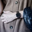 【NATURALLY JOJO】珍珠母貝 獨立小秒針 藍寶石水晶玻璃 陶瓷手錶(JO96986-88R)