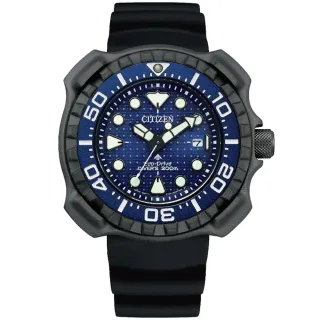 【CITIZEN 星辰】PROMASTER鯨鯊限定 1982復刻光動能潛水腕錶 耶誕節禮物 交換禮物(BN0225-04L)