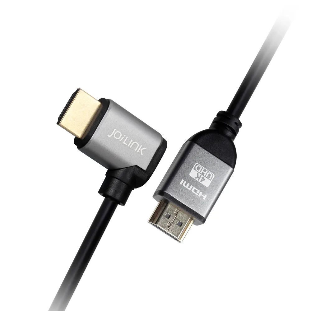 【INTOPIC】HDMI2.0 公對公 4K 1.5M HDMI線(彎插/鋁合金)