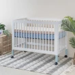 【LEVANA】minicolor三合一嬰兒床+高度支撐棉床墊＋aircool有機棉可水洗床墊+大象寢具五件組+純棉床包