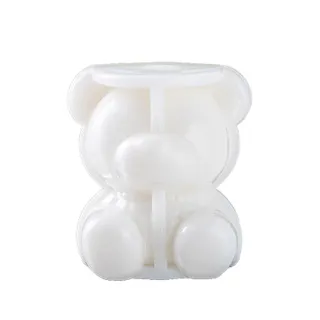 【MAMORU】熊矽膠冰塊立體模具-小款-2入組(製冰盒/冰塊盒/冰塊模具/矽膠製冰盒/矽膠模具)