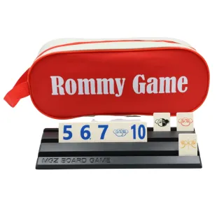 【漫格子】Rommy 數字遊戲 以色列麻將 袋裝變臉大牌大字2-4人(數字遊戲 益智桌遊 以色列麻將)