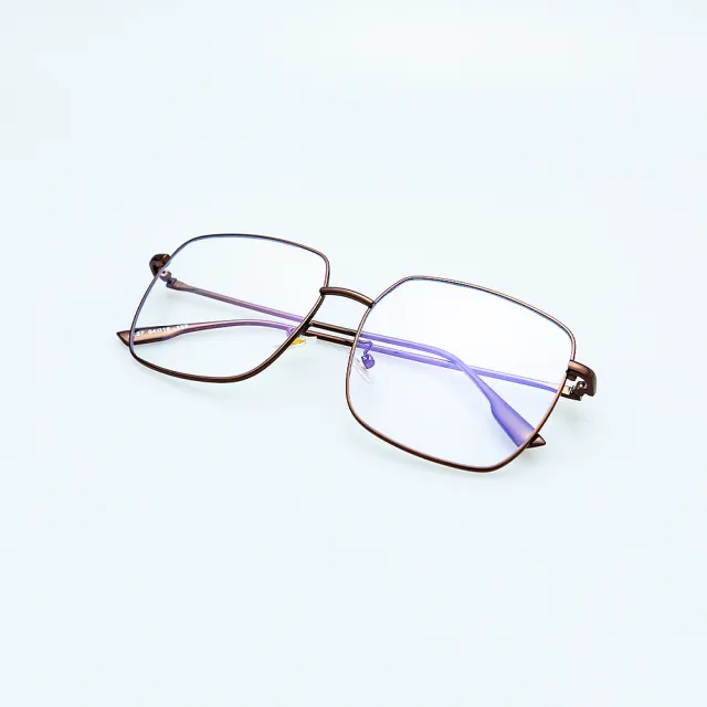 【ASLLY】棕框經典復古濾藍光眼鏡