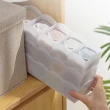 【寶盒百貨】日本製 粉彩5格置物盒 衣物整理盒(多用途整理盒 收納盒 內褲 襪子 毛巾2入)