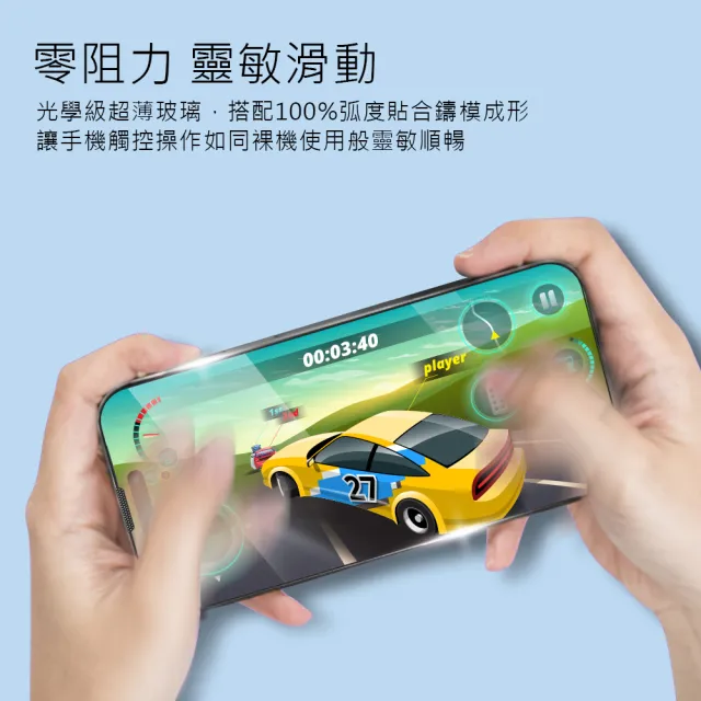 【Philips 飛利浦】iPhone 14 Pro 6.1吋 防窺視9H鋼化玻璃保護秒貼 DLK5505/11(適用iPhone 14 Pro)