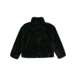 【NIKE 耐吉】外套 NSW Faux Fur Jacket 女款 休閒 羔羊外套 絨毛 皮草 黑色 白勾  CU6559-010
