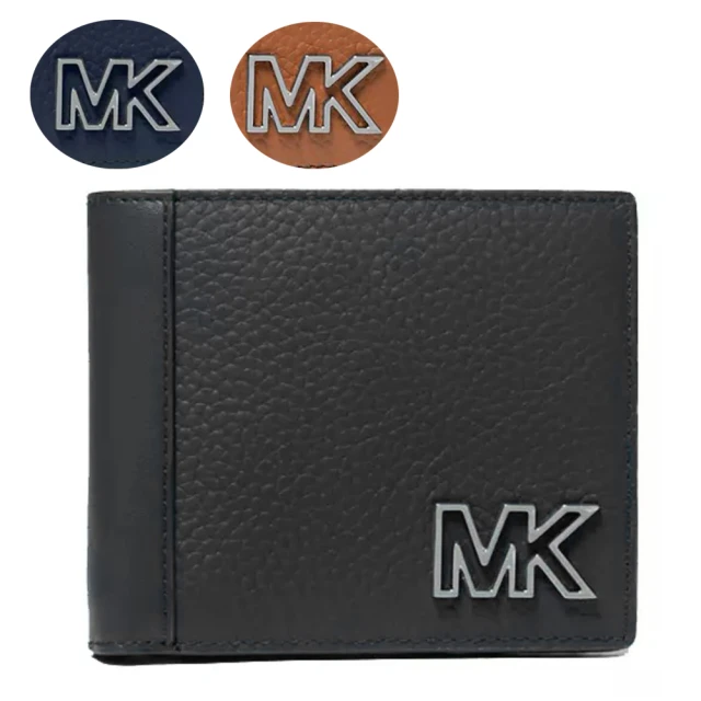 Michael Kors Cooper 牛皮 LOGO對開零錢短夾