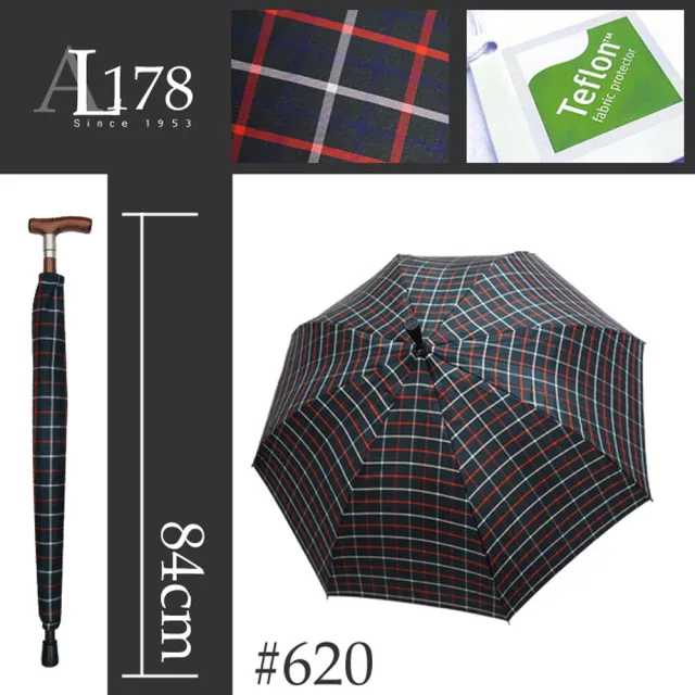 【萊登】兩用型 健行傘(傘 雨傘 輔助 長輩禮物 超撥水)