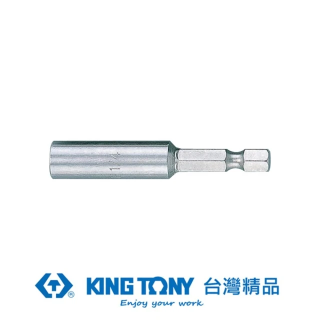 【KING TONY 金統立】專業級工具 起子套筒 1/4x60L(KT751-60)