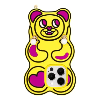 【Candies】iPhone 14 Pro  適用6.1吋 開心小熊(黃)