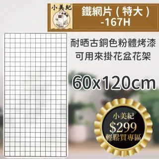 【小美紀】60*120cm鐵網片167H-特大(花架 盆裁 花盆 盆架 掛勾 多功能鐵網 收納掛勾 陽台鐵網片)