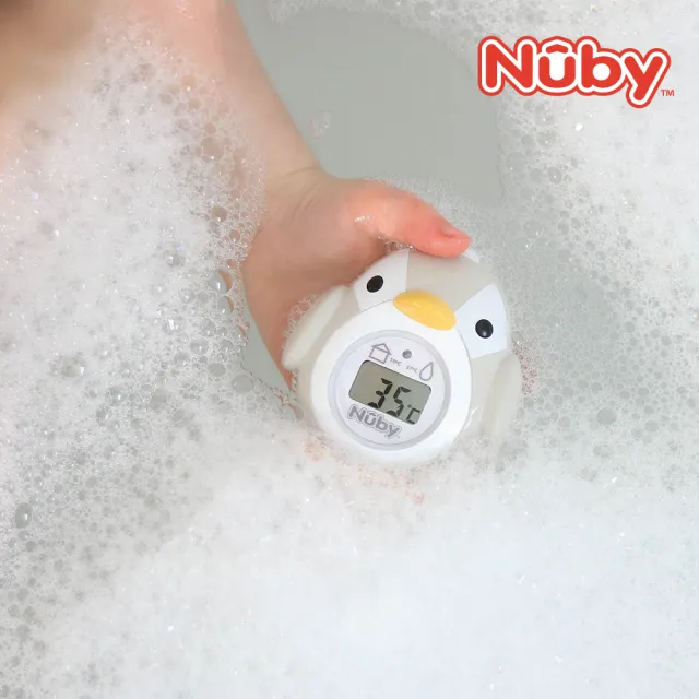 【Nuby官方直營】企鵝造型兩用溫度計