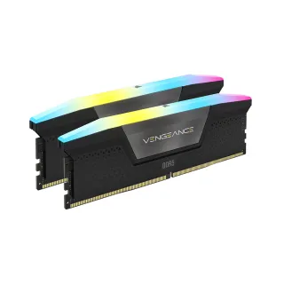 【CORSAIR 海盜船】Vengeance RGB DDR5 6400MHz 32G 雙通/黑 CL32-40-40 1.4V(16GBx2)