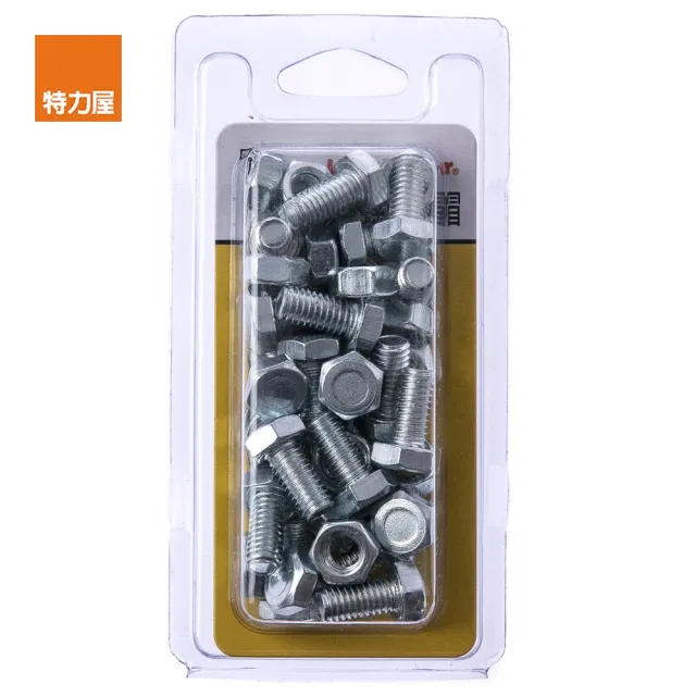 【特力屋】732 六角機械牙螺絲 附帽 M6X12mm 20組