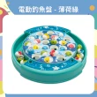 【OhBabyLaugh】電動釣魚盤(磁吸釣魚/早教啟蒙/親子互動/兒童專注力訓練/釣魚機/釣魚台/旋轉釣魚盤)