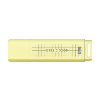 【TCELL 冠元】10入組-USB2.0 32GB 文具風隨身碟-奶油色