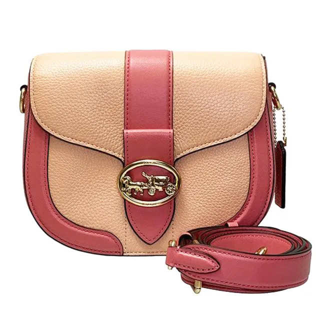 【COACH】馬車LOGO翻蓋斜背包