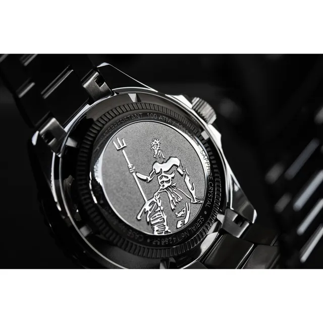 【EDOX 伊度】Neptunian 海神特別版 1000米潛水機械錶 99狂買節(E80120.3BUM.BUF)