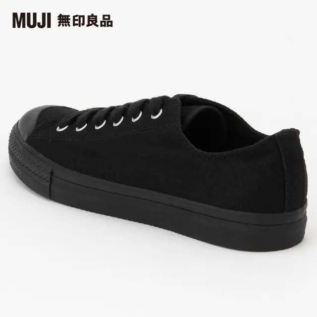 【MUJI 無印良品】撥水加工舒適休閒鞋(黑紋樣)