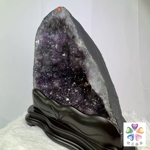【恬芯晶品】巴西13.1KG特殊強運紫晶洞新居財位擺設KA30(紫水晶洞開運水晶洞招財招貴人新居開業紫晶洞新春)