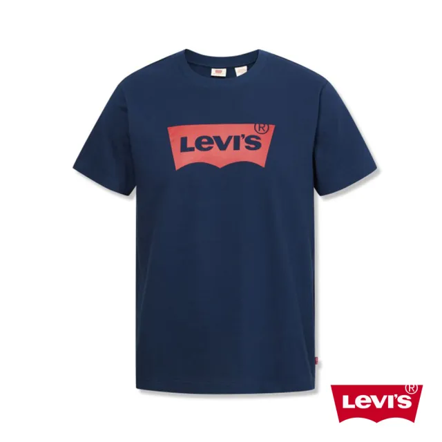 【LEVIS 官方旗艦】男款 重磅短袖T恤 / 修身版型 / 經典Logo / 210GSM厚棉 灰 人氣新品 A4391-0009