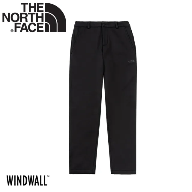 【The North Face】女 防風防潑軟殼長褲《黑》5AZ6/防風防潑水休閒長褲/運動褲(悠遊山水)