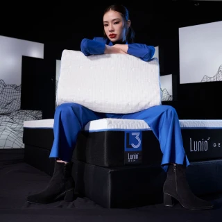 【Lunio】天然乳膠枕2入組任選(饅頭｜狼牙 服貼支撐。舒緩肩頸不適。Q彈扎實)