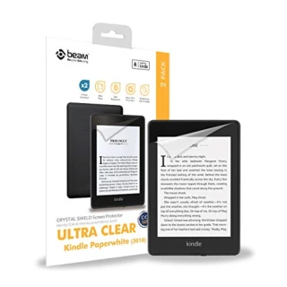 【BEAM】Amazon Kindle Paperwhite 2018 亞馬遜電子書高清透明螢幕保護貼(組合商品+超值2入裝)