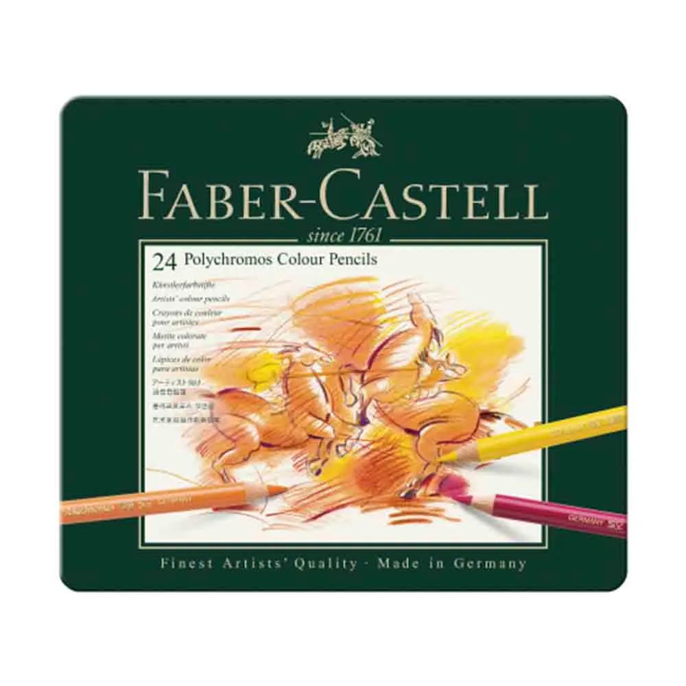 【Faber-Castell】藝術級24色色鉛筆(開學 文具 畫畫 美術 寫生 禮物)