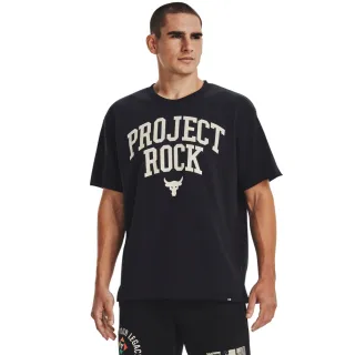 【UNDER ARMOUR】UA 男 Pjt Rock HW Terry 短袖T-Shirt _1377435-001(黑)