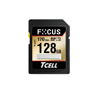 【TCELL 冠元】FOCUS A2 SDXC UHS-I U3 V30 170/110MB 128GB 記憶卡