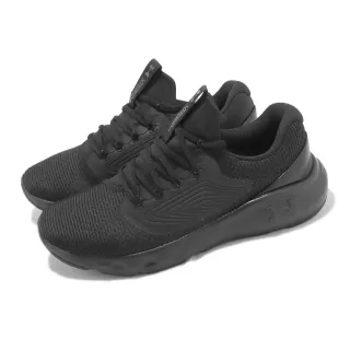 【UNDER ARMOUR】慢跑鞋 Charged Vantage 2 男鞋 黑 全黑 支撐 路跑 經典 運動鞋 UA(3024873002)