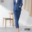 【SST&C 出清３５折】藍色修身版直筒西裝褲7261911005