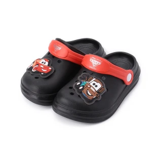 【Disney 迪士尼】14-19cm 閃電麥坤園丁鞋 黑 中小童鞋