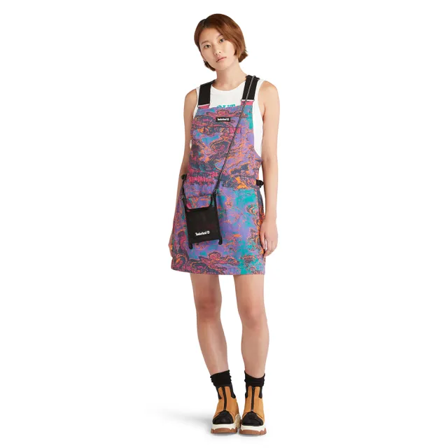 【Timberland】女款夏日搖滾印花連身裙(A6AM5DK4)