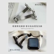 【DAYA】Apple Watch 1-9代/SE 38/40/41mm 法式C彎流光不鏽鋼錶帶/鍊帶/手環錶帶