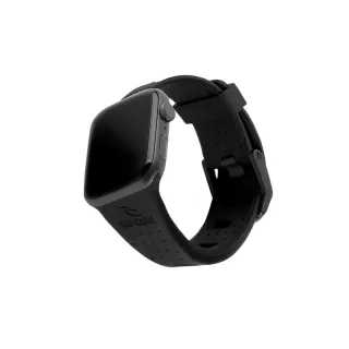 【UAG】X RIP CURL Apple Watch 42/44/45/49mm 舒適矽膠運動錶帶-極限黑(UAG)