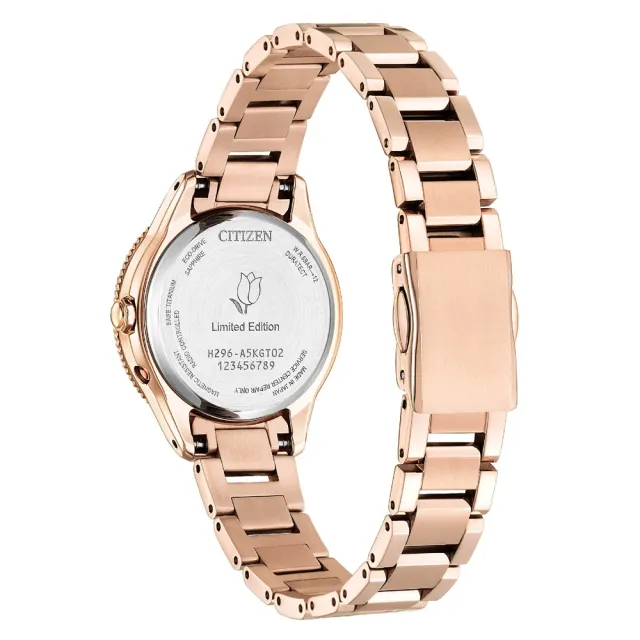 【CITIZEN 星辰】xC系列 Hebe田馥甄廣告款 鈦金屬 日月顯示光動能電波女錶29mm(EE1003-68W)618年中慶